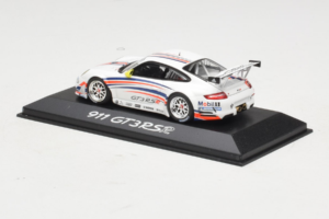Porsche 911 997 GT3 RSR Weiß Mit Blauen und Orangen Streifen 2007 Minichamps 1:43 WAP02000618 Metall — Bild 3 von 4