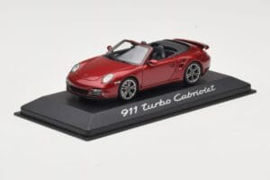 Porsche 911 997 Turbo Cabriolet Rot Minichamps 1:43 WAP0200130A Metall — Bild 2 von 4
