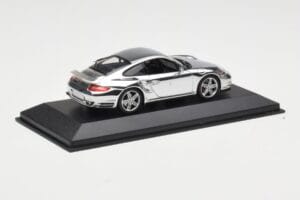 Porsche 911 997 Turbo Chrome Silver Minichamps 1:43 WAP02060816-R Metall — Bild 2 von 5