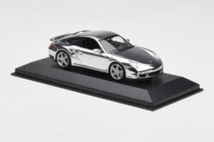Porsche 911 997 Turbo Chrome Silver Minichamps 1:43 WAP02060816-R Metall — Bild 3 von 5