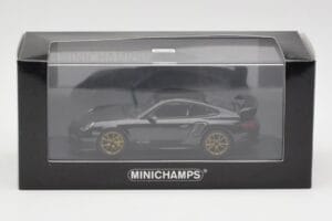 Porsche 911 997.2 GT2 RS Schwarz mit Goldenen Felgen Minichamps 1:43 400069402 Metall — Bild 4 von 4