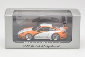 Porsche 911 GT3 R Hybrid 997.2 Presentation White Orange Minichamps 1:43 WAP0201170B Metall — Bild 4 von 4