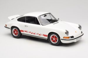 Porsche 911 Carrera RS 2.7 Grand Prix White With Red Norev 1:12 127514 Metall — Bild 4 von 6