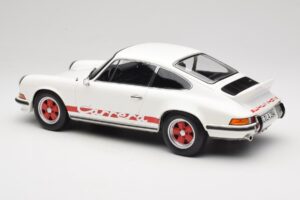 Porsche 911 Carrera RS 2.7 Grand Prix White With Red Norev 1:12 127514 Metall — Bild 5 von 6