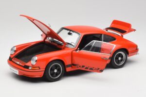 Porsche 911 Carrera RS 2.7 Orange & Schwarze Streifen AUTOart 1:18 78054 Metall — Bild 2 von 8