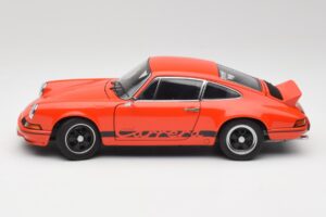 Porsche 911 Carrera RS 2.7 Orange & Schwarze Streifen AUTOart 1:18 78054 Metall — Bild 4 von 8