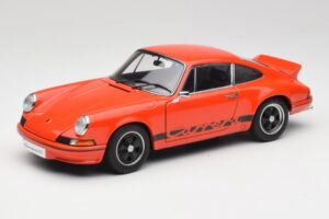 Porsche 911 Carrera RS 2.7 Orange & Schwarze Streifen AUTOart 1:18 78054 Metall