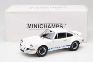 Porsche 911 Carrera RSR Group 4 GT Weiß & Blau 1973 Minichamps 1:18 107065020 Metall — Bild 6 von 6