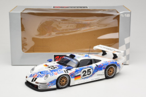 Porsche 911 GT1 #25 H. Stuck / T. Boutsen / B. Wollek 24 Hours of Le Mans 1996 UT Models 1:18 180966625 Metall — Bild 8 von 8
