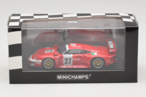 Porsche 911 GT1 #27 BMS Scuderia Italia 24 Hours of Le Mans 1997 Minichamps 1:43 430976627 Metall — Bild 4 von 4