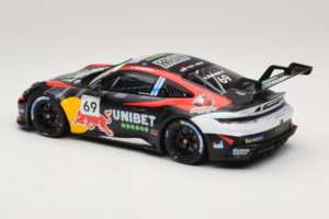 Porsche 911 GT3 Cup 992 #69 K. Rovanpera Zolder GP 2024 IXO 1:18 18RMC226 Metall — Bild 5 von 6