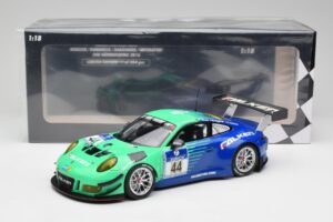 Porsche 911 GT3 R #44 Falken Motorsport W. Henzler / P. Dumbreck NBR 2016 Minichamps 1:18 155166044 Metall — Bild 6 von 6