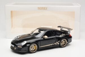 Porsche 911 997 GT3 RS Schwarz Norev 1:18 187563 Metall — Bild 8 von 8