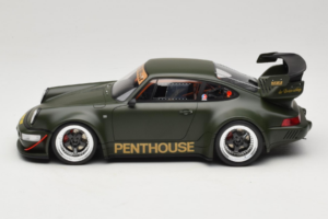 Porsche 911 RWB Penthouse Kaki Green GT Spirit 1:18 GT559 Resin — Bild 3 von 6