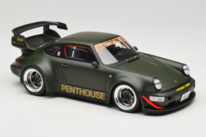 Porsche 911 RWB Penthouse Kaki Green GT Spirit 1:18 GT559 Resin — Bild 4 von 6