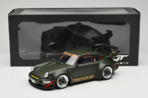 Porsche 911 RWB Penthouse Kaki Green GT Spirit 1:18 GT559 Resin — Bild 6 von 6