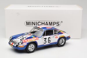 Porsche 911 S #36 B. Waldegard / C. Cheneviere 24 Hours of Le Mans 1971 Minichamps 1:18 107716836 Resin — Bild 6 von 6