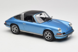 Porsche 911 S Targa Blue Metallic Norev 1:18 187646 Metall — Bild 5 von 8