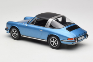 Porsche 911 S Targa Blue Metallic Norev 1:18 187646 Metall — Bild 7 von 8
