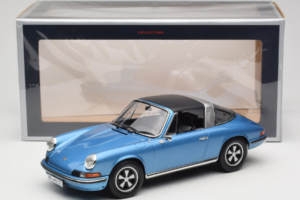 Porsche 911 S Targa Blue Metallic Norev 1:18 187646 Metall — Bild 8 von 8