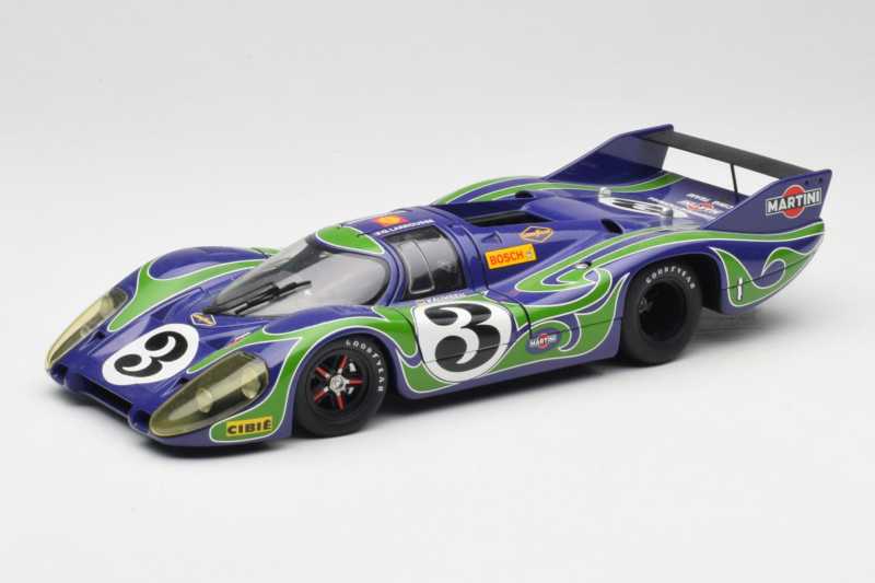 Porsche 917 LH #3 Hippie 2nd Place 24 Hours of Le Mans 1970 AUTOart 1:18 87075-R1 Metall