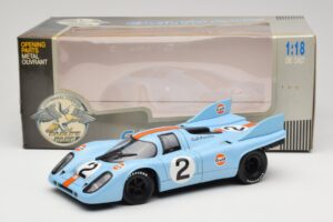 Porsche 917K #2 Gulf P. Rodriguez / J. Oliver 1000km Monza Winner 1971 Eagles Race 1:18 903008 Metall — Bild 6 von 6