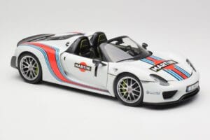 Porsche 918 Spyder Weissach Package Martini Minichamps 1:18 110062440 Metall — Bild 6 von 8