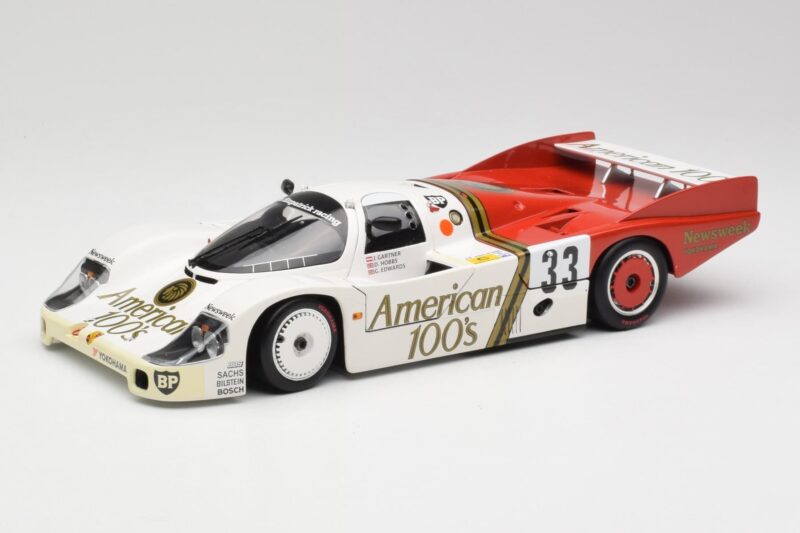 Porsche 956L #33 D. Hobbs / G. Gartner / J. Edwards 24 Hours of Le Mans 1985 Minichamps 1:18 183856933 Metall