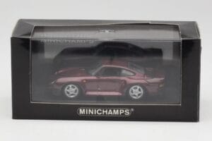 Porsche 959 Dark Red Metallic Minichamps 1:43 400062525 Metall — Bild 4 von 4