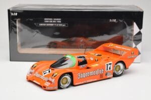 Porsche 962C #17 Jägermeister T. Boutsen / F. Jelinski 1000km Spa 1986 Minichamps 1:18 155866517 Metall — Bild 6 von 6
