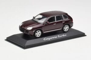 Porsche Cayenne 955 Turbo Dunkelrot Minichamps 1:43 WAPC2000113 Metall — Bild 2 von 4