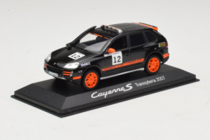 Porsche Cayenne S #12 Transsyberia 2007 Schwarz Orange Minichamps 1:43 WAP02000918 Metall — Bild 2 von 5