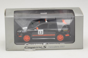 Porsche Cayenne S #12 Transsyberia 2007 Schwarz Orange Minichamps 1:43 WAP02000918 Metall — Bild 5 von 5
