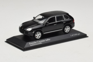 Porsche Cayenne 955 Turbo Black Metallic Minichamps 1:43 400061080 Metall — Bild 2 von 5