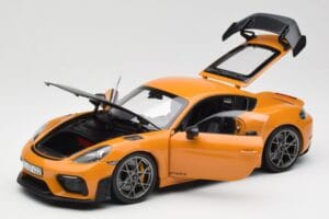 Porsche Cayman GT4 RS 982 Weissach Package Bahama Yellow Norev 1:18 187252 Metall — Bild 2 von 8