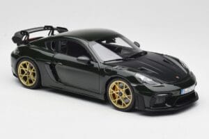 Porsche Cayman GT4 RS 982 Weissach Package Brewster Green Norev 1:18 187250 Metall — Bild 6 von 8