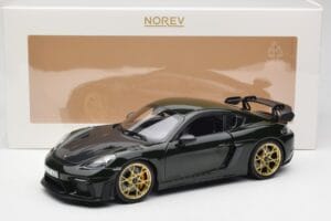 Porsche Cayman GT4 RS 982 Weissach Package Brewster Green Norev 1:18 187250 Metall — Bild 8 von 8