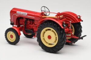 Porsche-Diesel Super Traktor Hofherr Schrantz Rot Minichamps 1:18 109183071 Metall — Bild 7 von 8