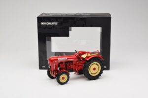 Porsche-Diesel Super Traktor Hofherr Schrantz Rot Minichamps 1:18 109183071 Metall — Bild 8 von 8