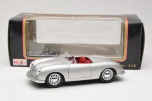 Porsche No. 1 Typ 356 Roadster Silber Maisto 1:18 50324 Metall — Bild 8 von 8