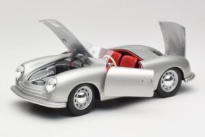 Porsche No. 1 356 Roadster Fish Silber Maisto 1:18 31853 Metall — Bild 2 von 8