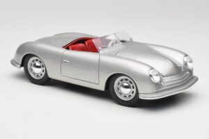 Porsche No. 1 356 Roadster Fish Silber Maisto 1:18 31853 Metall — Bild 6 von 8