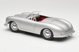 Porsche No. 1 356 Roadster Fish Silber Maisto 1:18 31853 Metall — Bild 7 von 8