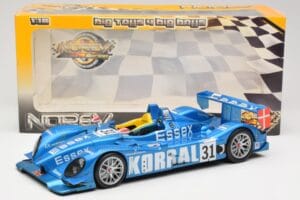 Porsche RS Spyder LMP2 #31 Team Essex C. Elgaard / J. Nielsen / K. Poulsen 24 Hours of Le Mans 2008 Norev 1:18 187519 Metall — Bild 6 von 6
