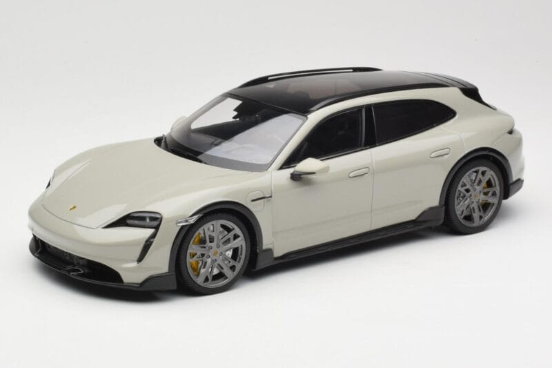 Porsche Taycan Cross Turismo Turbo S Chalk Grey Minichamps 1:18 155069302 Metall