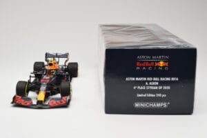 Red Bull Racing RB16 #23 A. Albon 4th Place Styrian GP 2020 Minichamps 1:18 110200223 Metall — Bild 6 von 6