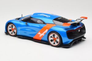 Alpine A110-50 Blau & Orange Norev 1:18 185147 Metall — Bild 5 von 6