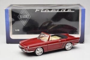 Renault Floride Cabriolet Rot Norev 1:18 185175 Metall — Bild 8 von 8