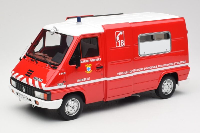 Renault Master T30 VSAB Feuerwehr Rot Otto 1:18 OT1107 Resin
