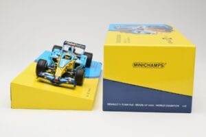 Renault R26 #1 F. Alonso F1 World Champion Brazilian GP 2006 Minichamps 1:18 147061801 Metall — Bild 6 von 6
